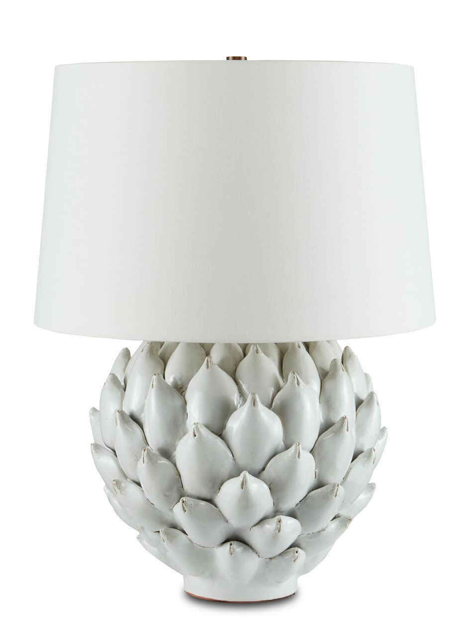 Currey & Co. Cynara White Table Lamp 6000-0741