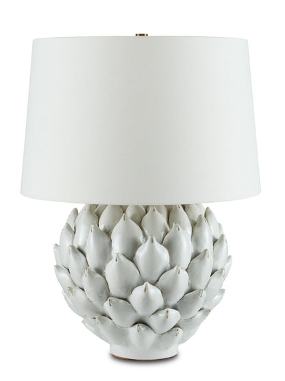 Currey & Co. Cynara White Table Lamp 6000-0741