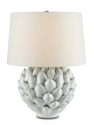 Currey & Co. Cynara White Table Lamp 6000-0741