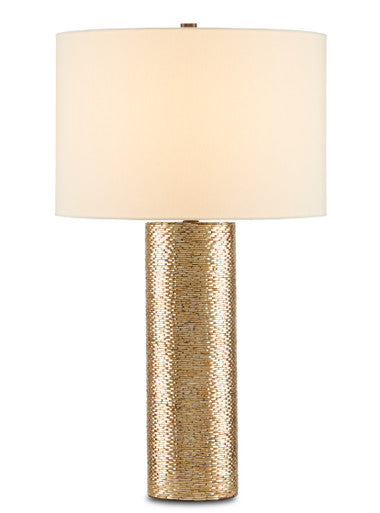 Currey & Co. Glimmer Gold Table Lamp 6000-0756