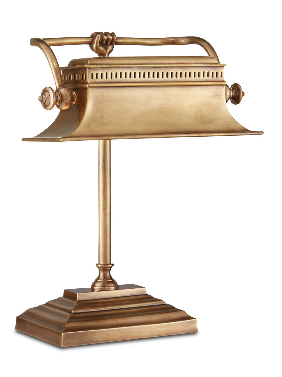 Currey & Co. Malvasia Brass Desk Lamp 6000-0758