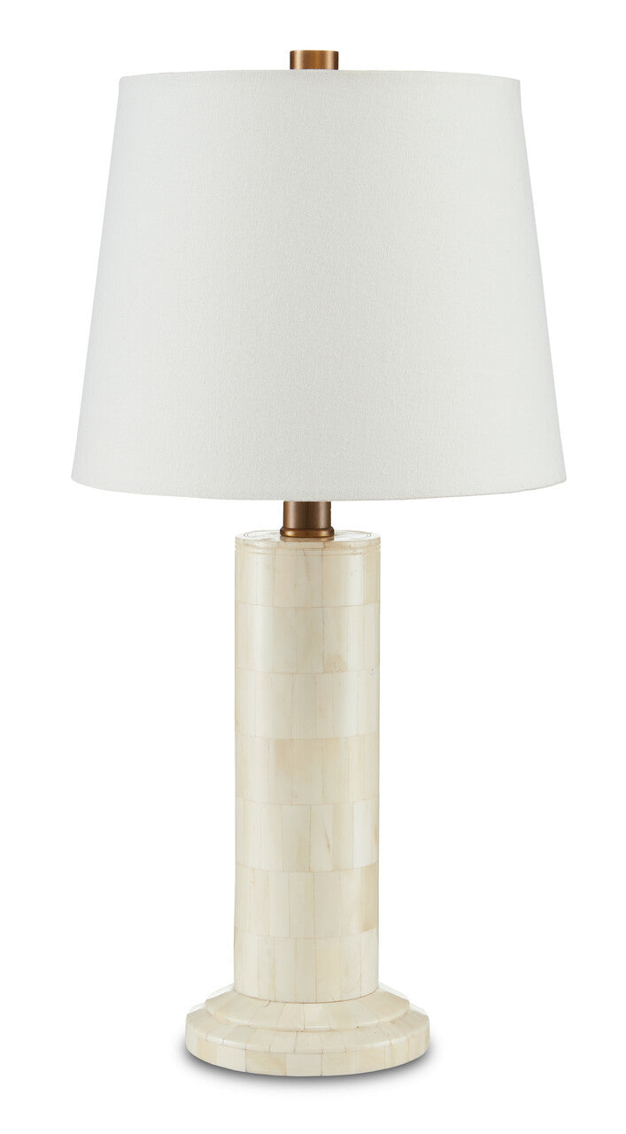 Currey & Co. Osso White Table Lamp 6000-0760