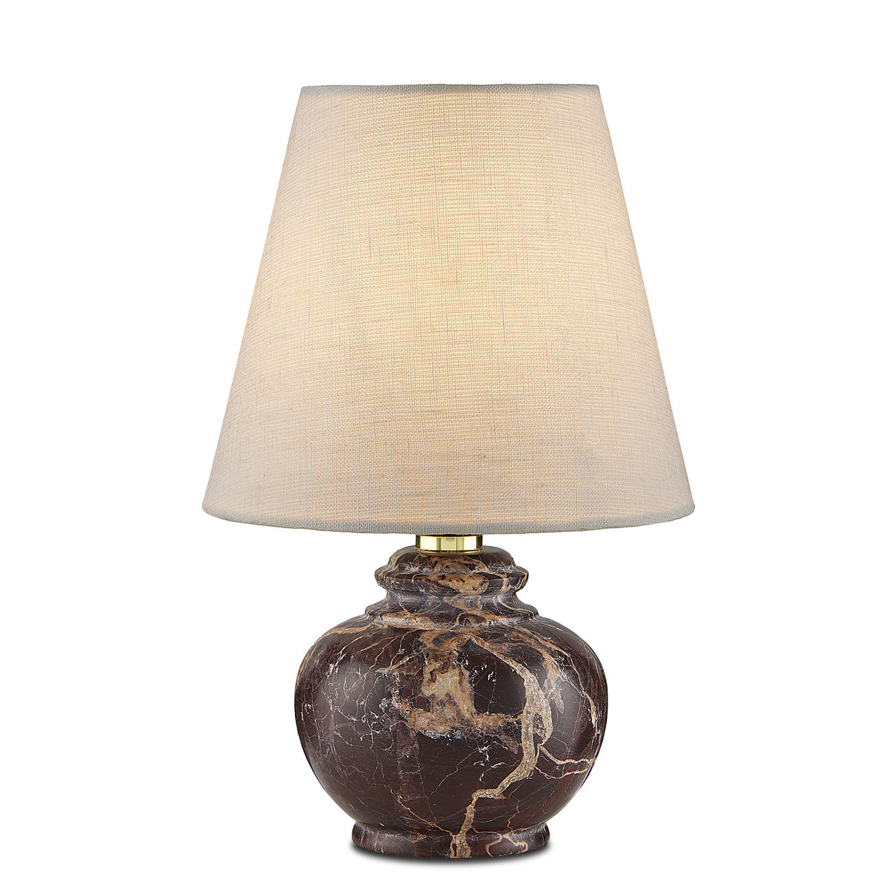 Currey & Co. Piccolo Brown Mini Table Lamp 6000-0805