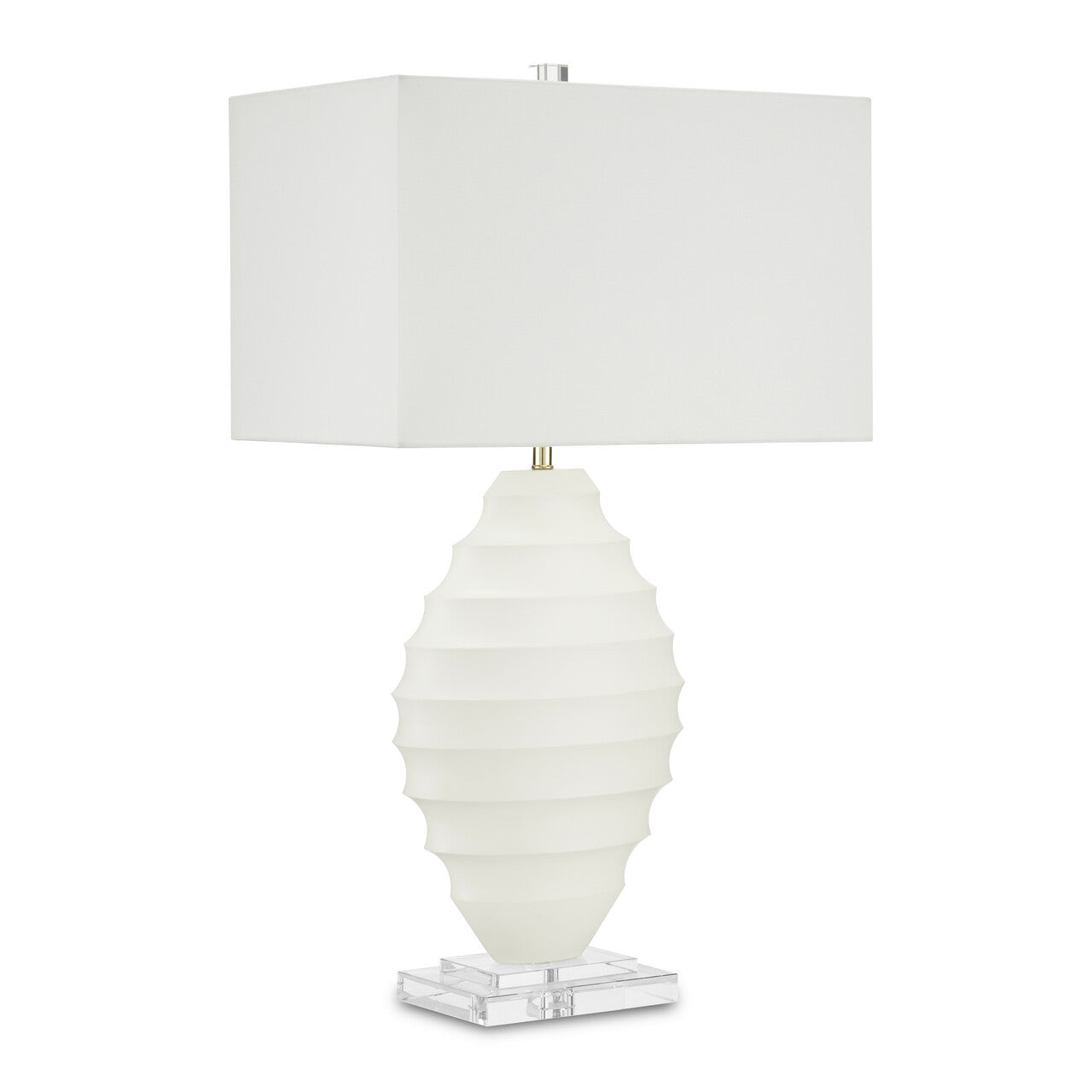 Currey & Co. Abbeville White Table Lamp 6000-0815