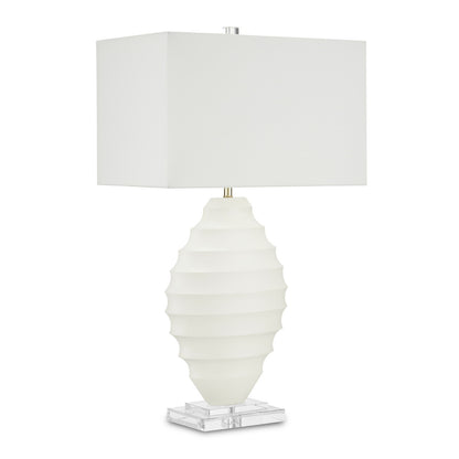 Currey & Co. Abbeville White Table Lamp 6000-0815