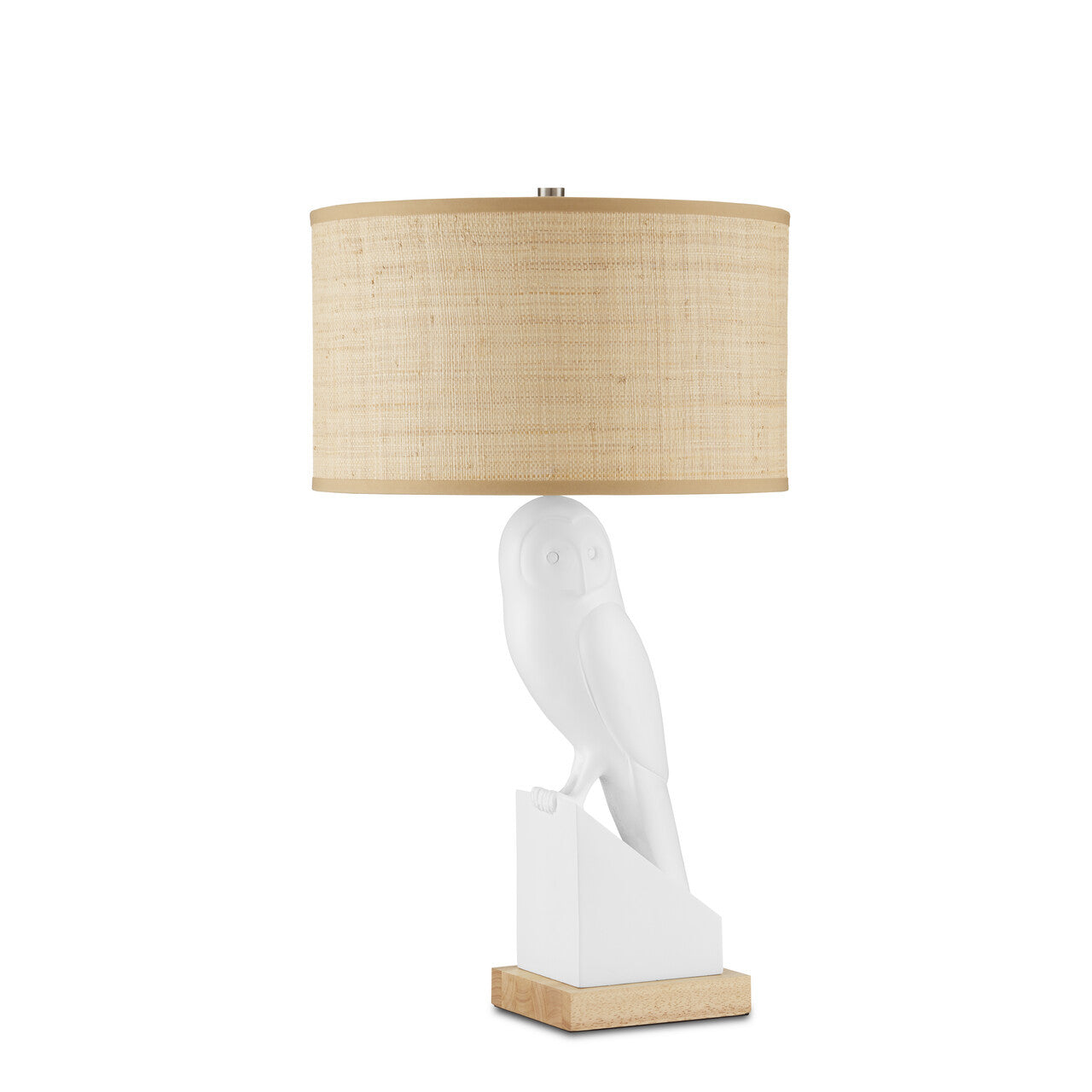 Currey & Co. Snowy Owl Table Lamp 6000-0816