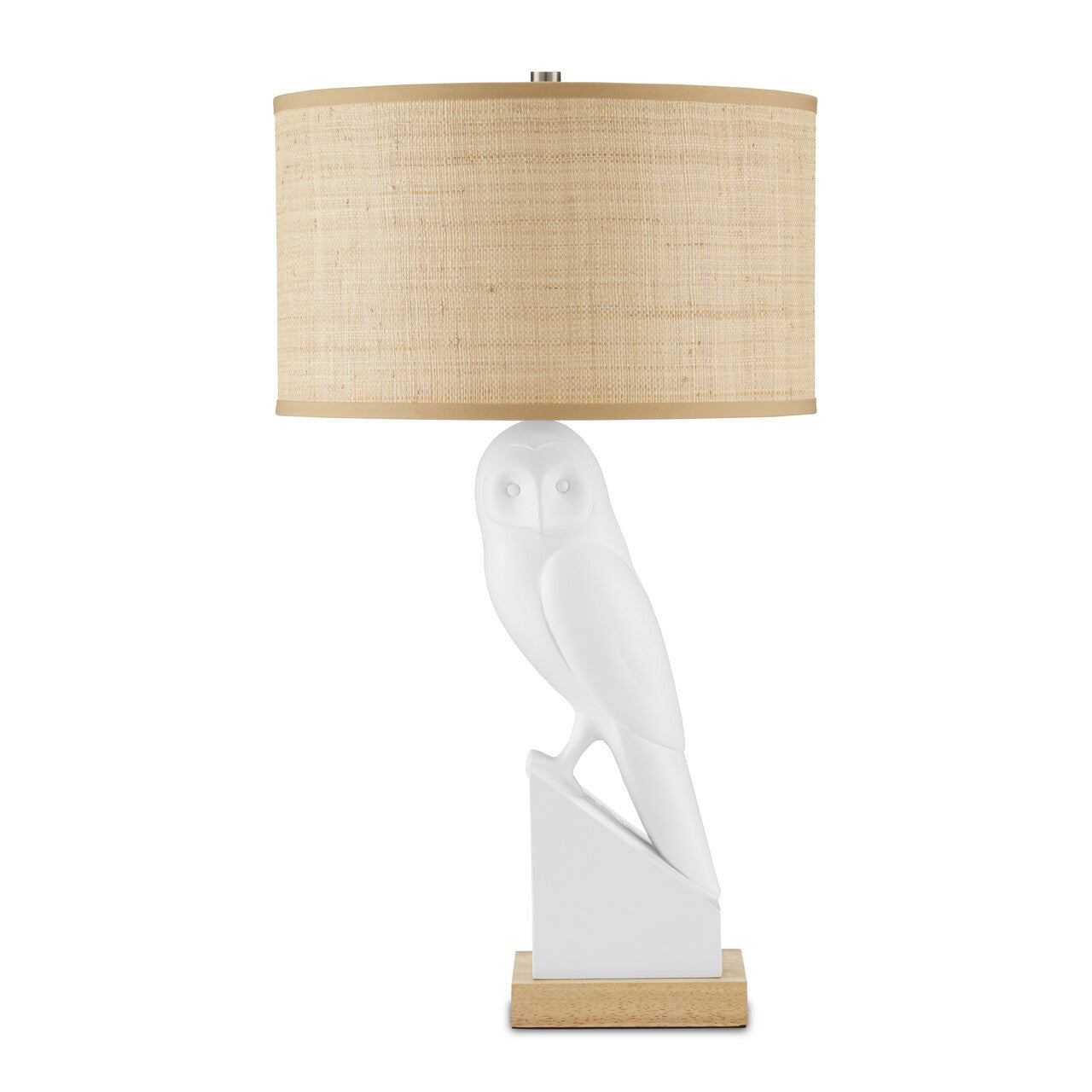 Currey & Co. Snowy Owl Table Lamp 6000-0816