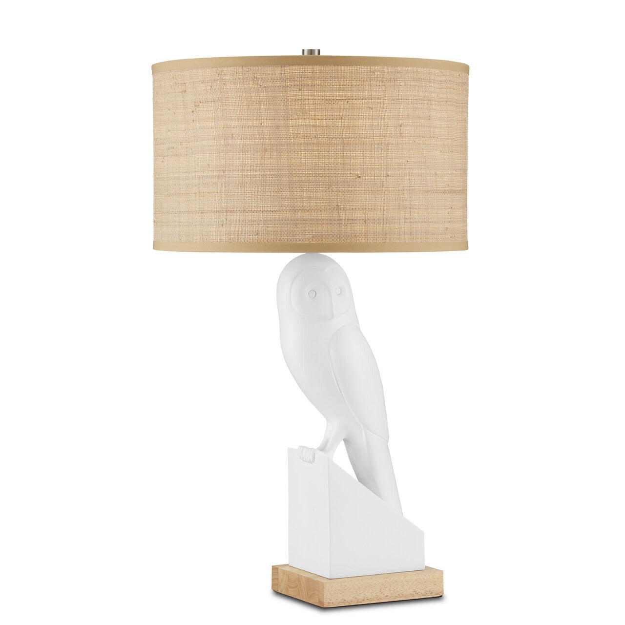 Currey & Co. Snowy Owl Table Lamp 6000-0816