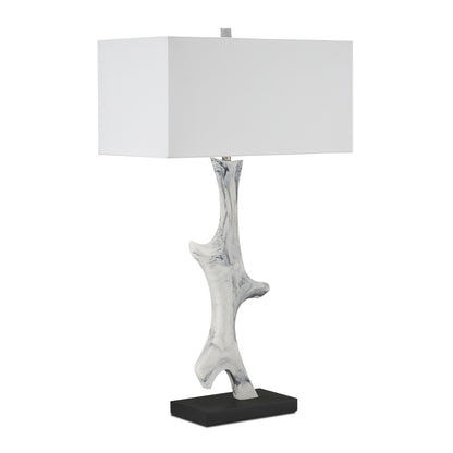 Currey & Co. Devant White Table Lamp 6000-0817