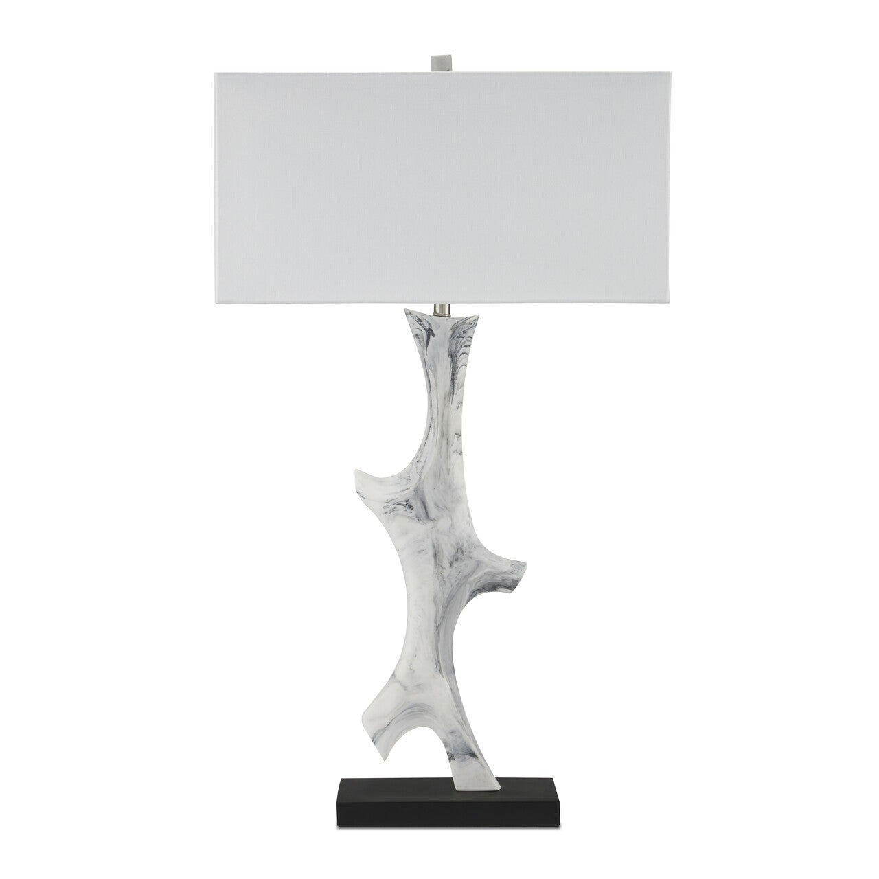 Currey & Co. Devant White Table Lamp 6000-0817