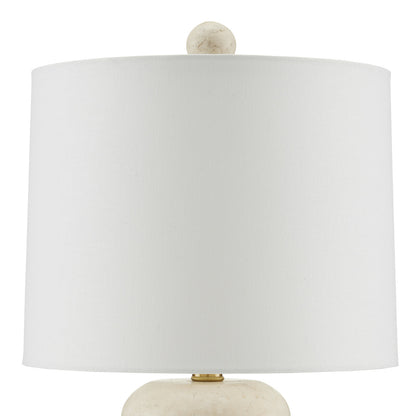 Currey & Co. Girault White Table Lamp 6000-0836