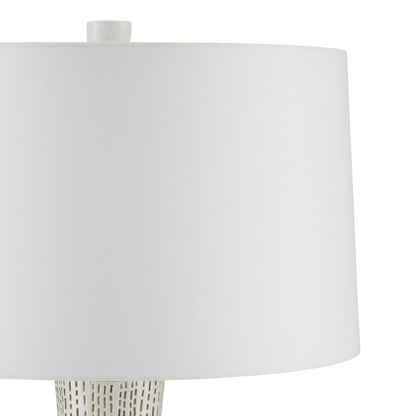 Currey & Co. Dash White Table Lamp 6000-0848