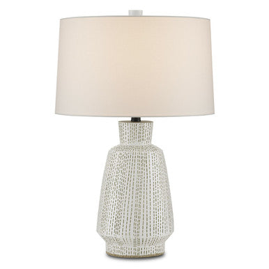 Currey & Co. Dash White Table Lamp 6000-0848