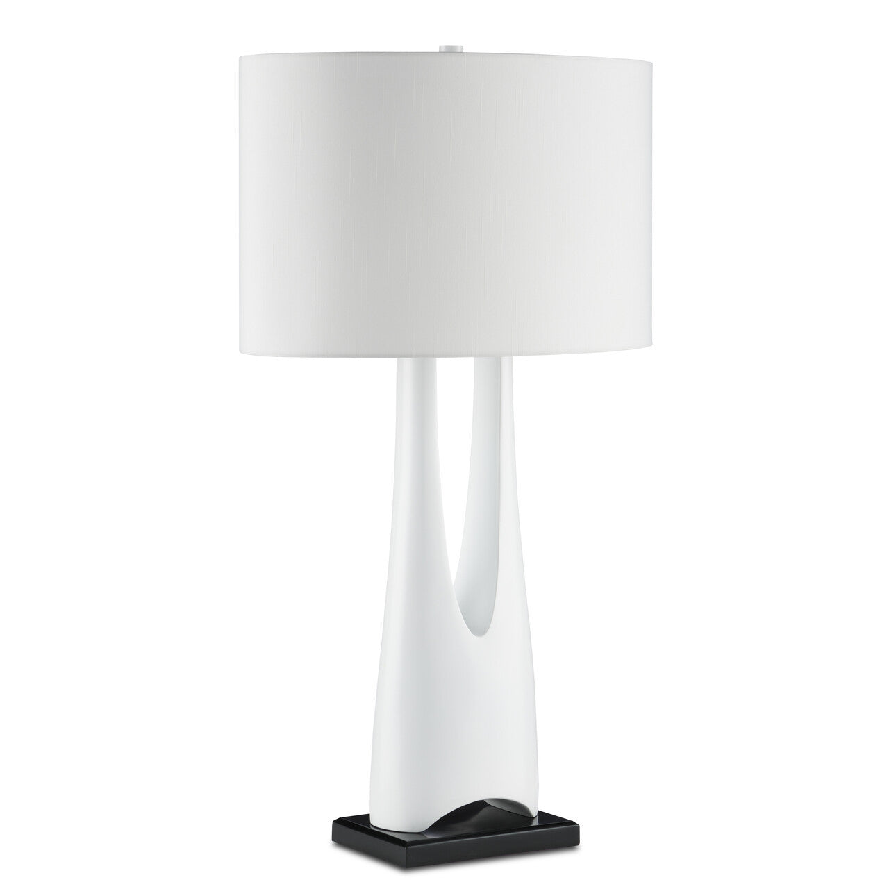 Currey & Co. La Porta White Table Lamp 6000-0853