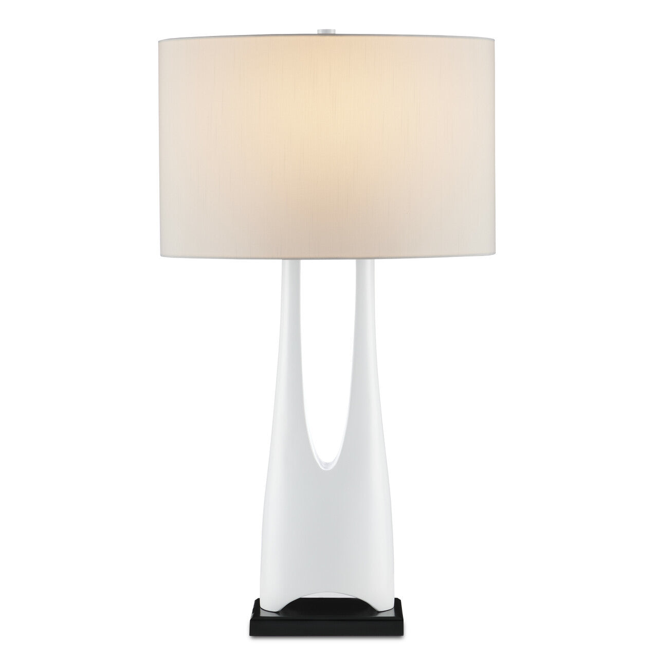 Currey & Co. La Porta White Table Lamp 6000-0853