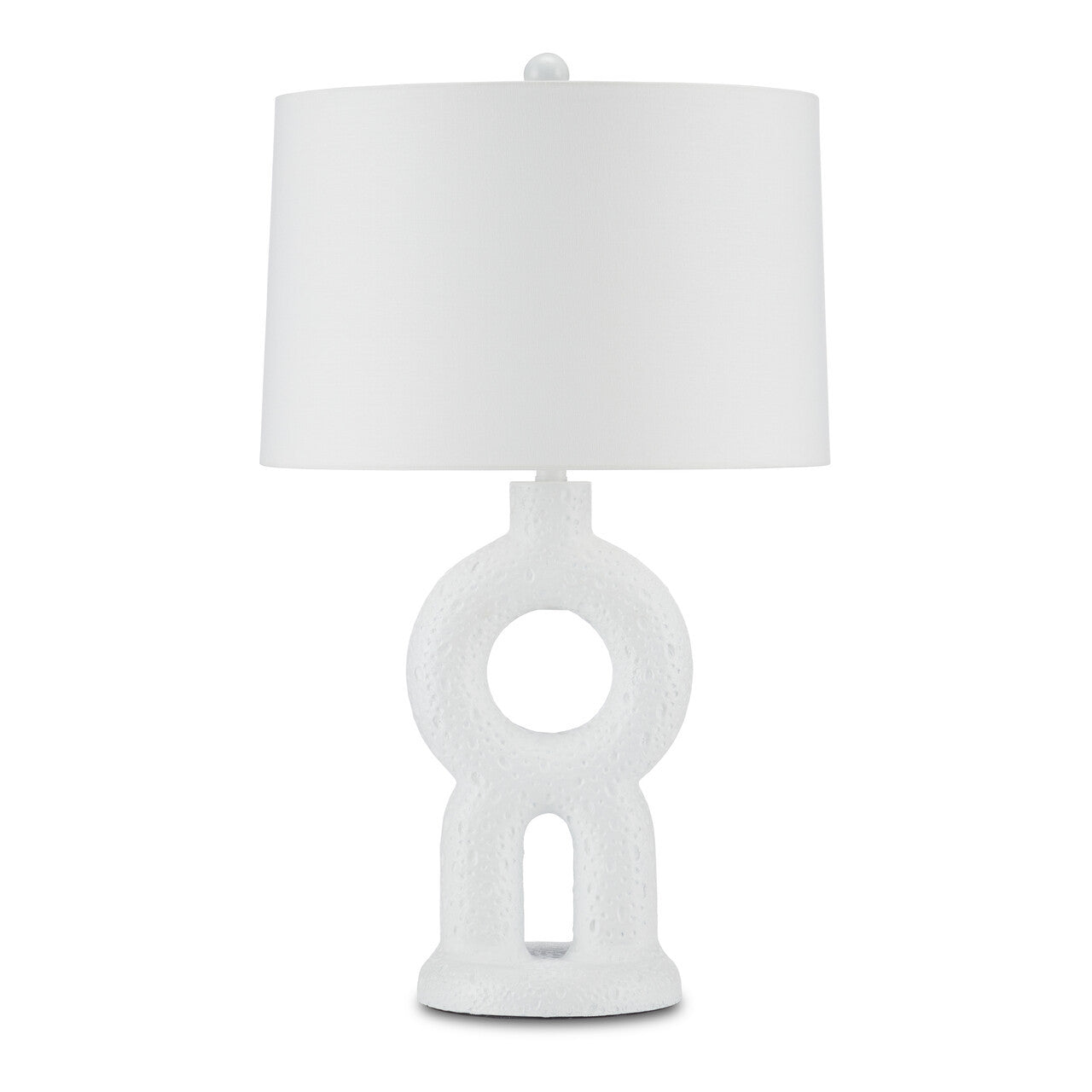 Currey & Co. Ciambella White Table Lamp 6000-0857