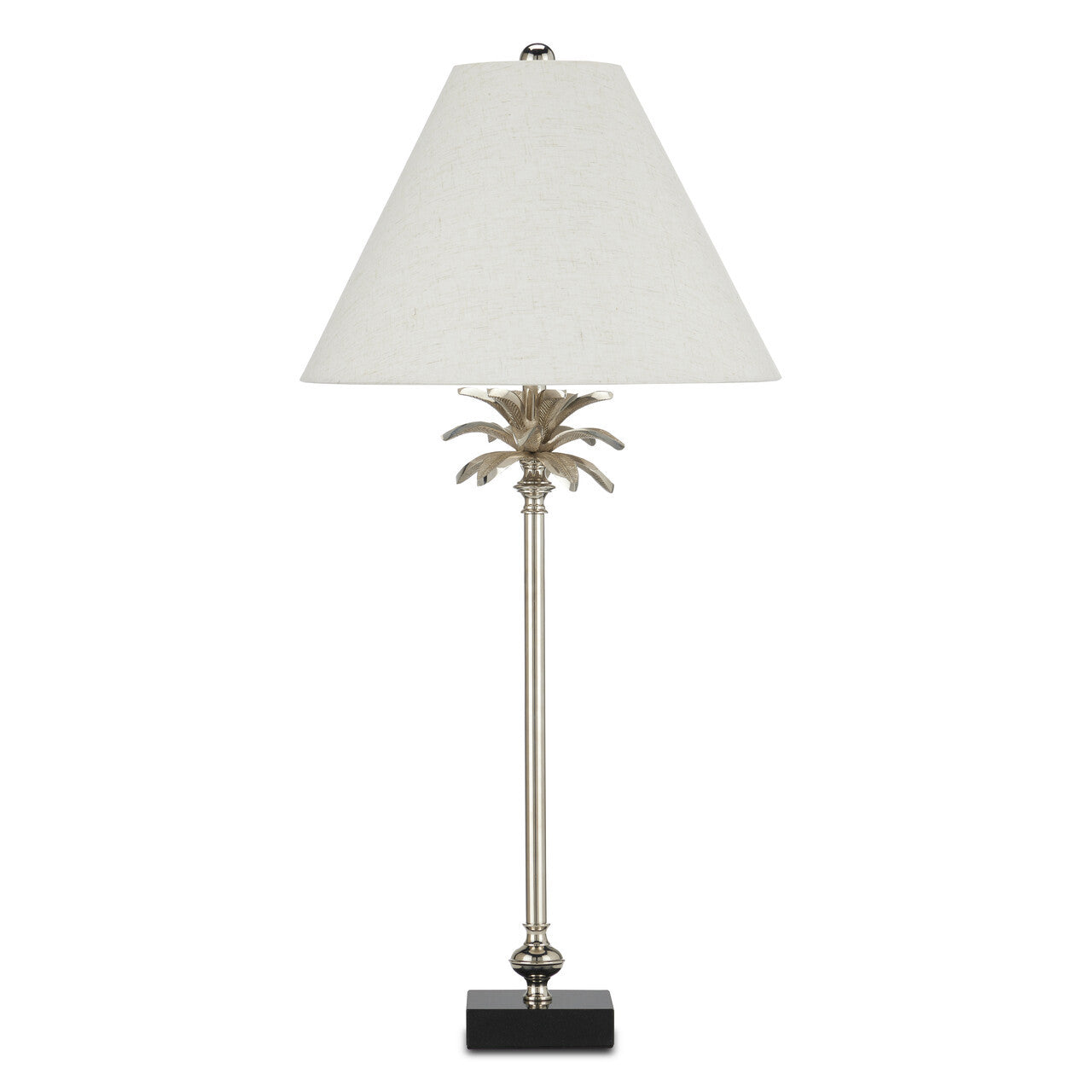 Currey & Co. Palmyra Nickel Table Lamp 6000-0860