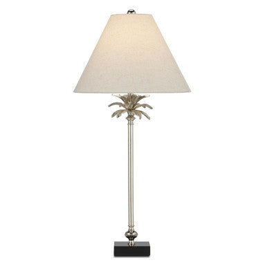 Currey & Co. Palmyra Nickel Table Lamp 6000-0860