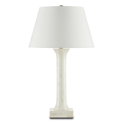 Currey & Co. Haddee White Table Lamp 6000-0863