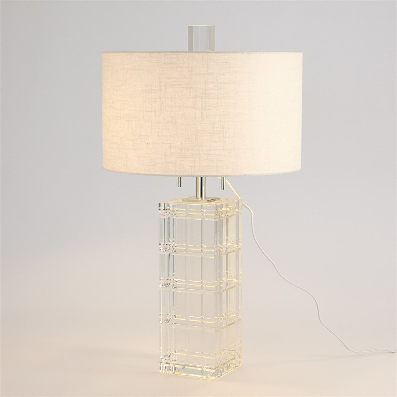 Global Views Crystal Plaid Lamp 8.82981