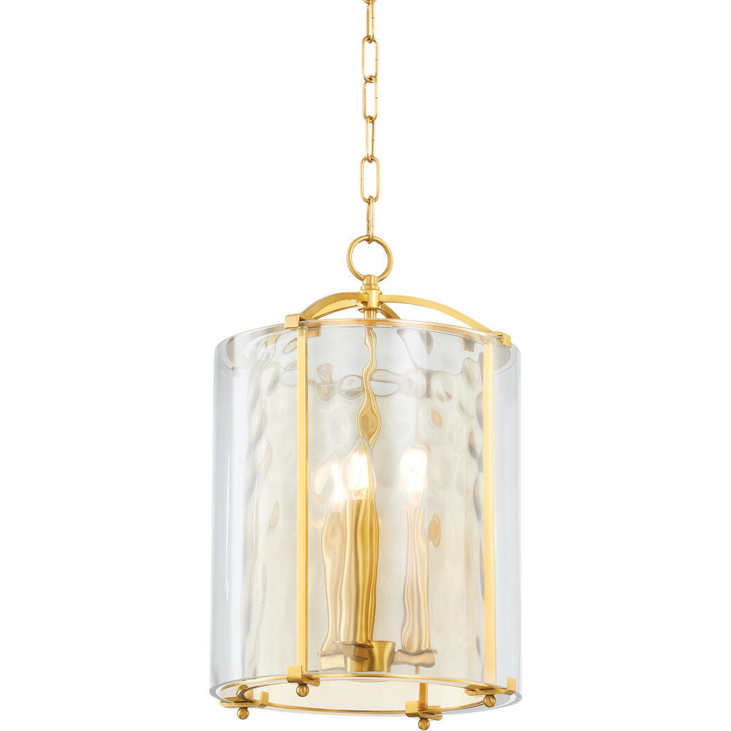 Hudson Valley Lighting Ramsey Lantern in Aged Brass 6003-AGB