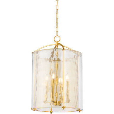 Hudson Valley Lighting Ramsey Lantern in Aged Brass 6004-AGB