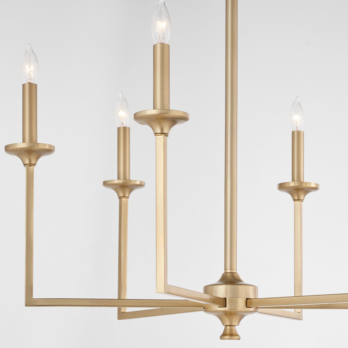 Quorum  Eldorado 6 Light Chandlier - Aged Brass 6005-6-80