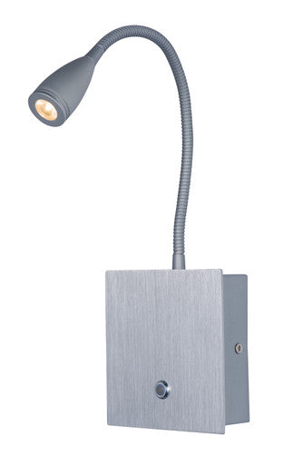 Maxim Hotel 1-Light LED Wall Sconce in Silver 60100SV