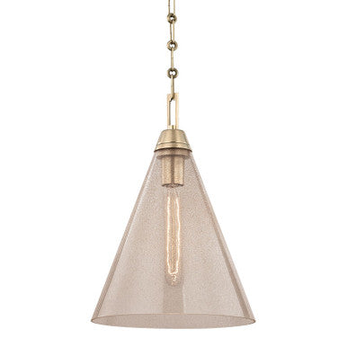 Hudson Valley Lighting Newbury Pendant in Aged Brass 6011-AGB