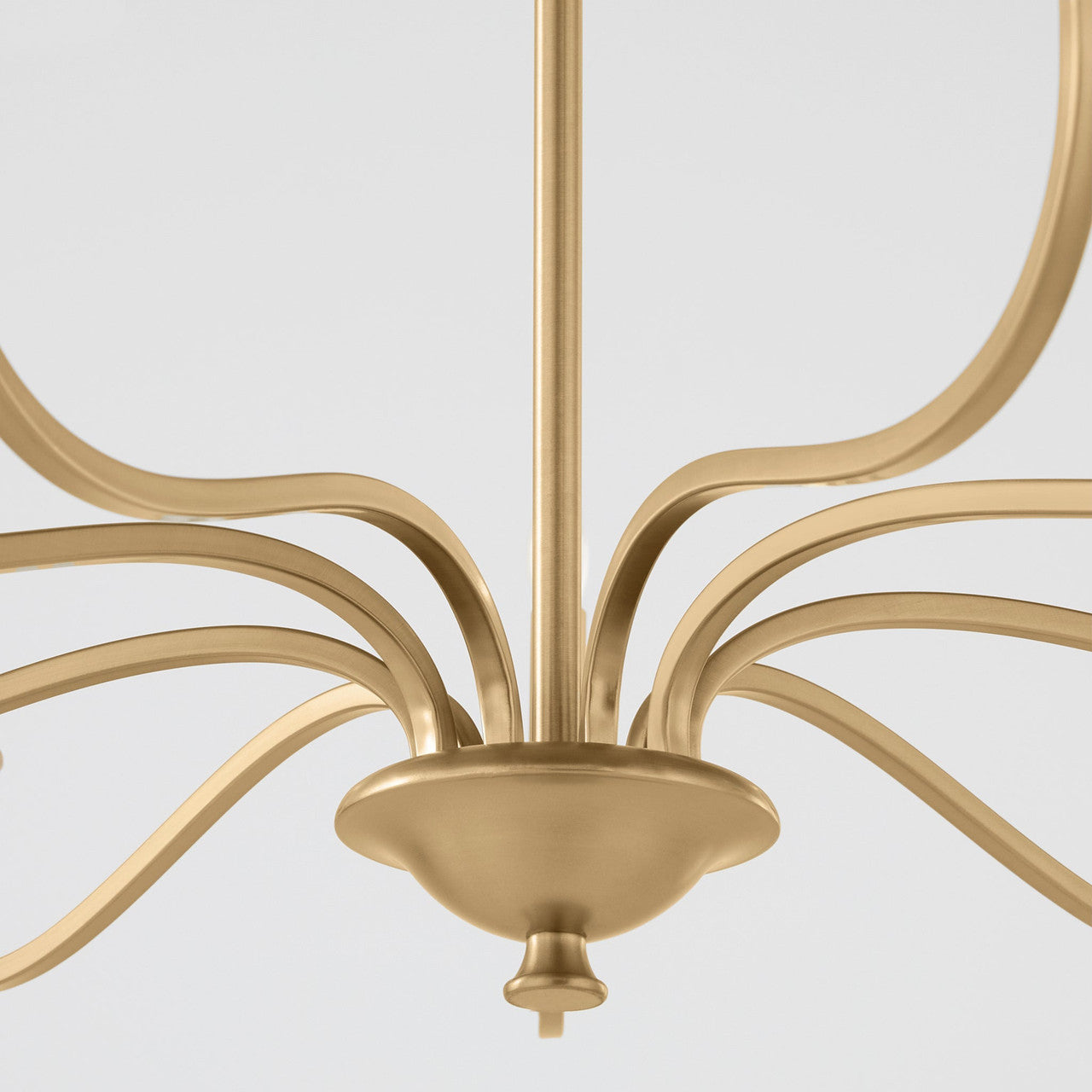 Quorum  Maryse 6 Light Chandlier - Aged Brass 6021-6-80