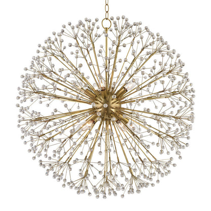 Hudson Valley Lighting Dunkirk Chandelier in Aged Brass 6030-AGB