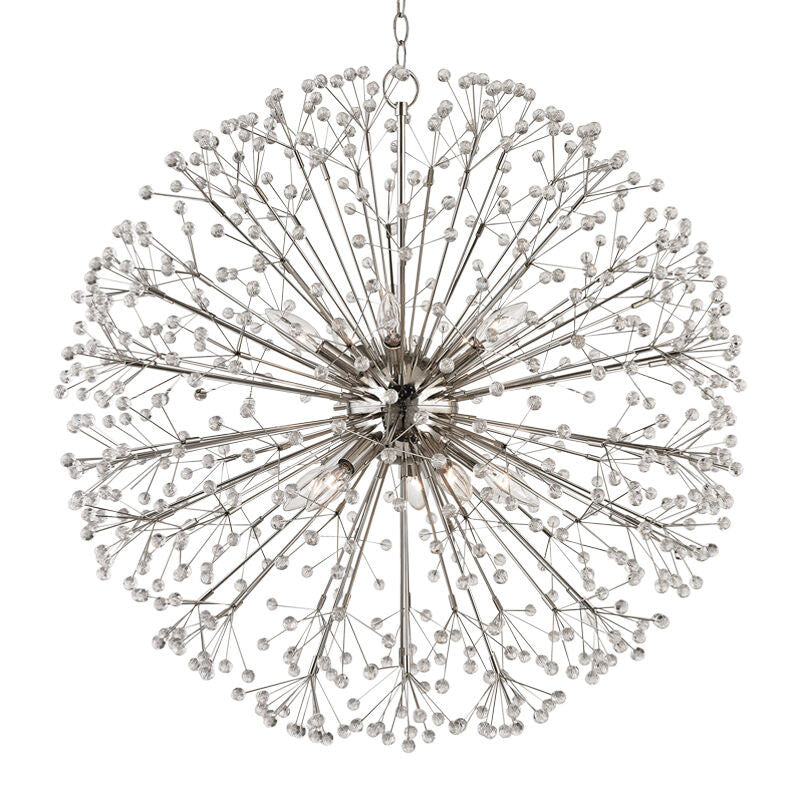 Hudson Valley Lighting Dunkirk Chandelier in Polished Nickel 6030-PN