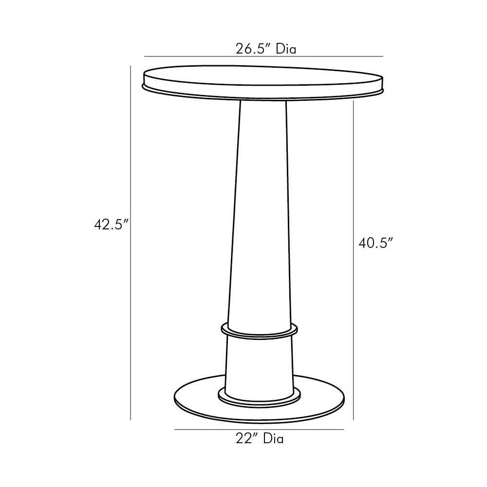 Arteriors Home Kamile Pub Table 6059