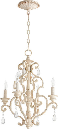 Quorum San Miguel Chandelier in Persian White 6073-4-70