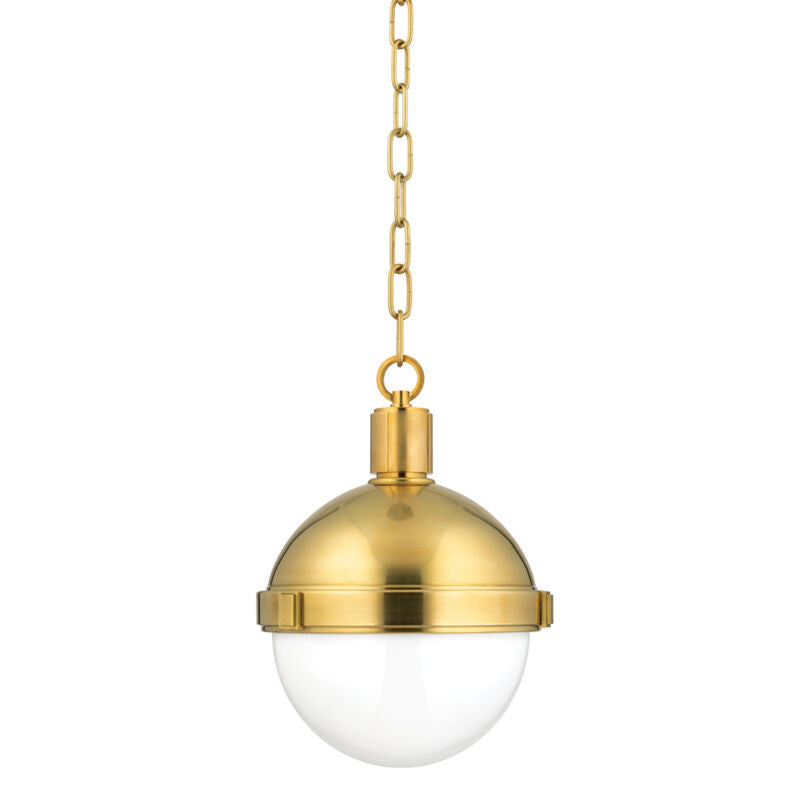 Hudson Valley Lighting Lambert Pendant in Aged Brass 609-AGB