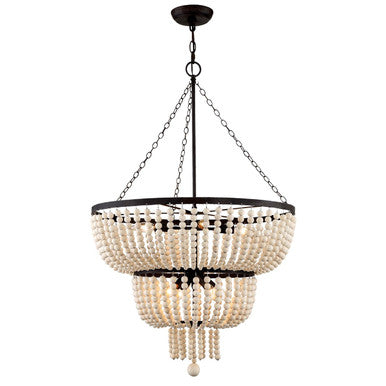 Crystorama Rylee 8 Light Forged Bronze Chandelier 610-FB