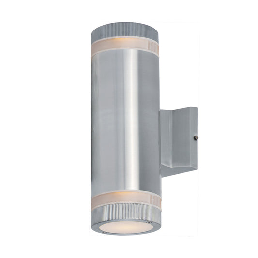 Maxim Lightray 2-Light Wall Sconce in Brushed Aluminum 6112AL