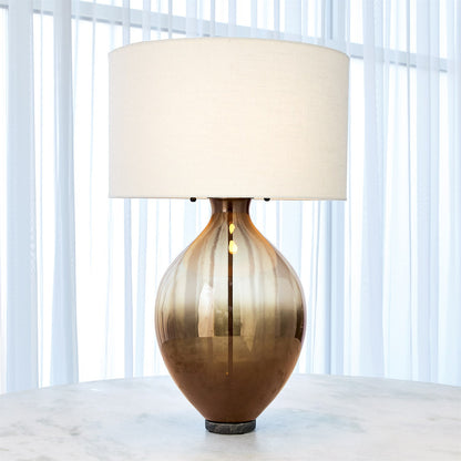 Global Views Studio A Home Amphora Glass Table Lamp in Topaz 7.60174