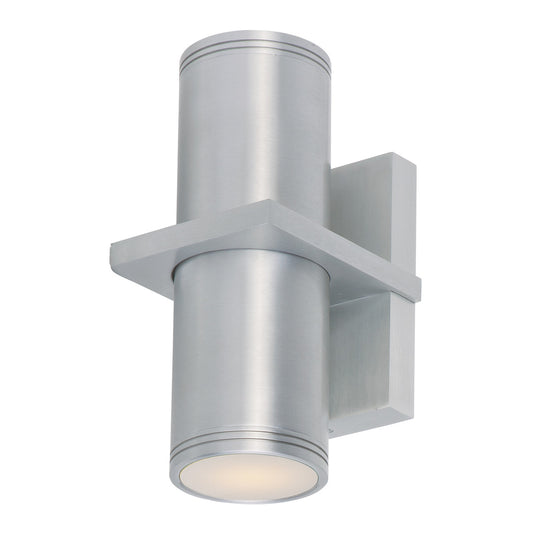 Maxim Lightray 2-Light Wall Sconce in Brushed Aluminum 6117AL