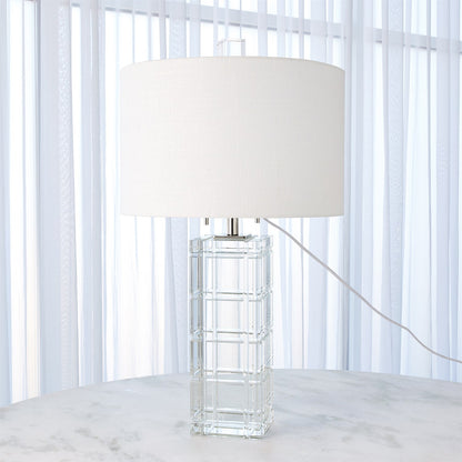 Global Views Crystal Plaid Lamp 8.82981