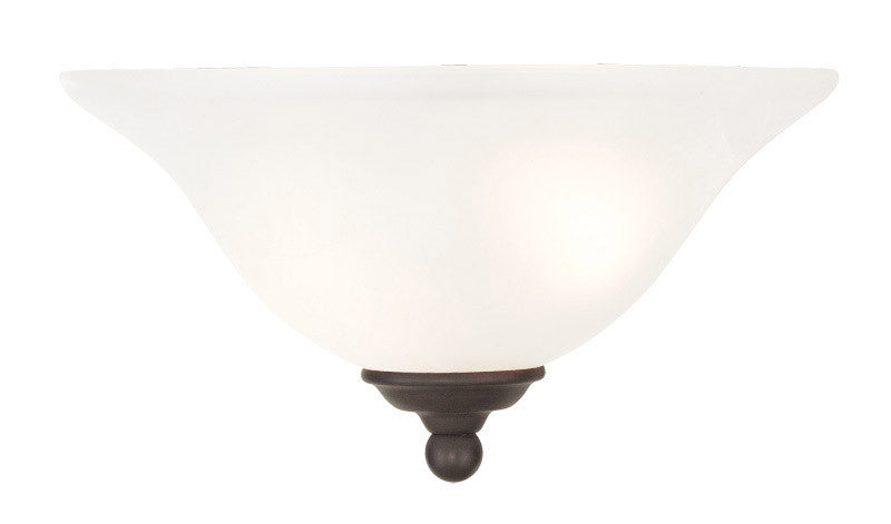 Livex Lighting Coronado Collection 1 Light Bronze Wall Sconce in Bronze 6120-07