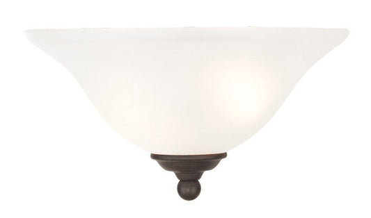 Livex Lighting Coronado Collection 1 Light Bronze Wall Sconce in Bronze 6120-07