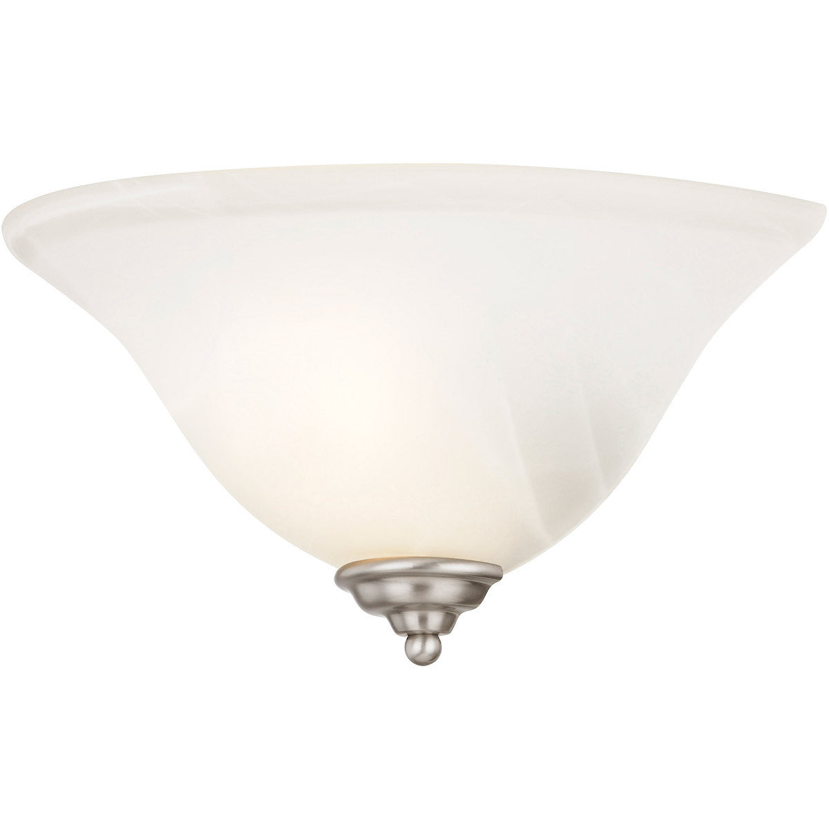 Livex Lighting Coronado Collection 1 Light Brushed Nickel Wall Sconce in Brushed Nickel 6120-91