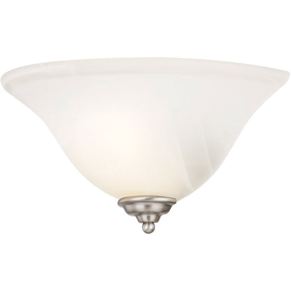 Livex Lighting Coronado Collection 1 Light Brushed Nickel Wall Sconce in Brushed Nickel 6120-91