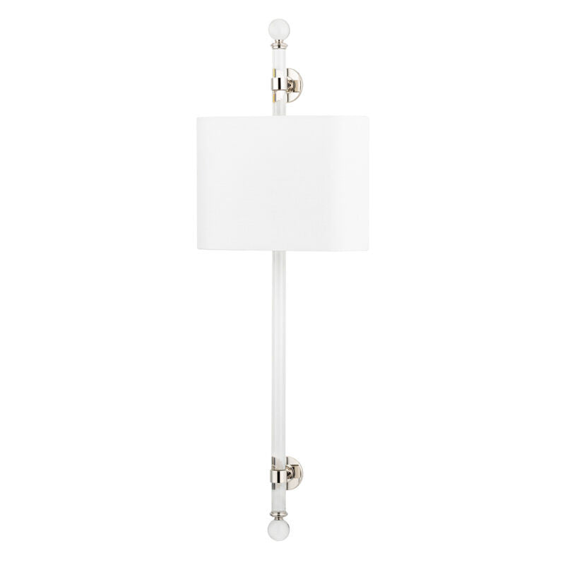 Hudson Valley Lighting Wertham Wall Sconce in Polished Nickel 6122-PN