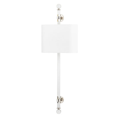 Hudson Valley Lighting Wertham Wall Sconce in Polished Nickel 6122-PN