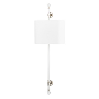 Hudson Valley Lighting Wertham Wall Sconce in Polished Nickel 6122-PN