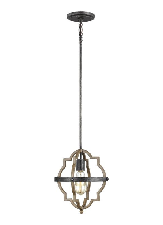 Generation Lighting Socorro One Light Mini-Pendant in Stardust 6124901-846