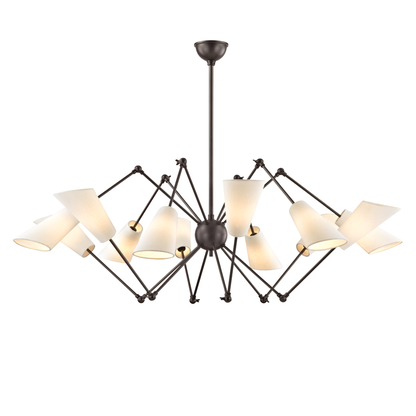 Hudson Valley Lighting Buckingham Chandelier in Old Bronze 5312-OB