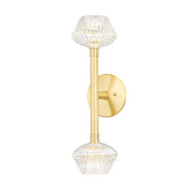 Hudson Valley Lighting Barclay Wall Sconce in Aged Brass 6142-AGB